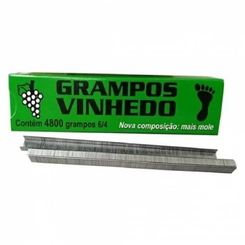 KIT 100 ROLOS DE FITA PARA ALCEADOR + 5 CAIXAS DE GRAMPO 6/4